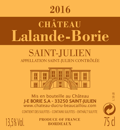 Château Lalande - Borie