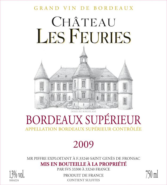 Château Les Feuries Bordeaux Supérieur