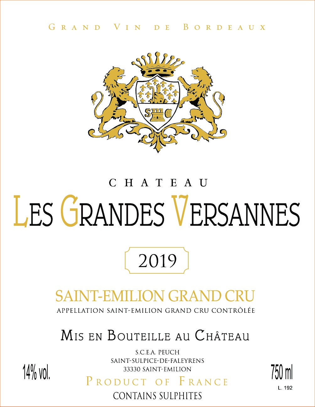 Chateau Les Grandes Versannes