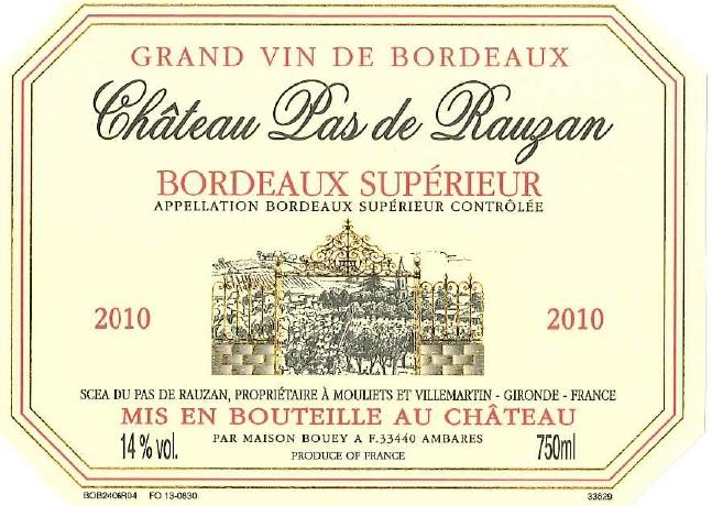 Château Pas De Rauzan