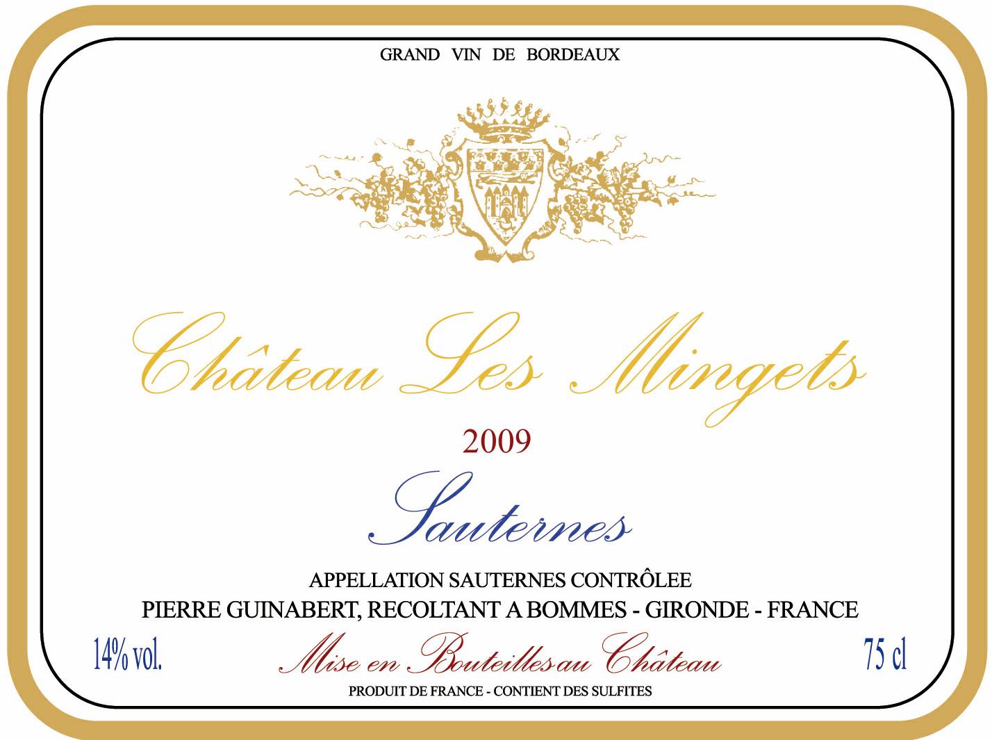 Chateau Les Mingets Sauternes