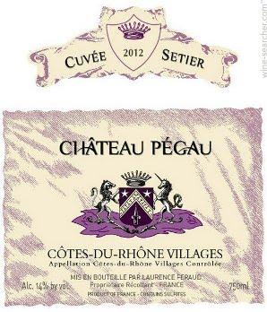 Cuvée Château Pégau Côtes - Du - Rhône Villages