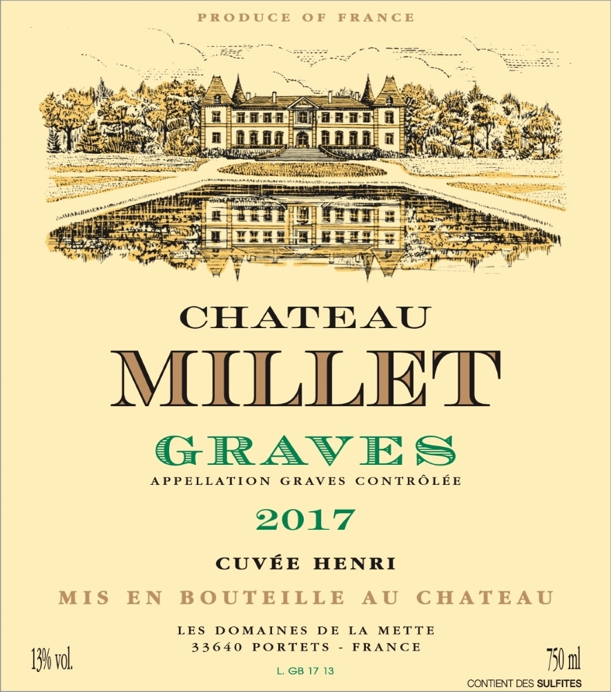 Chateau Millet Graves Cuvee Henri