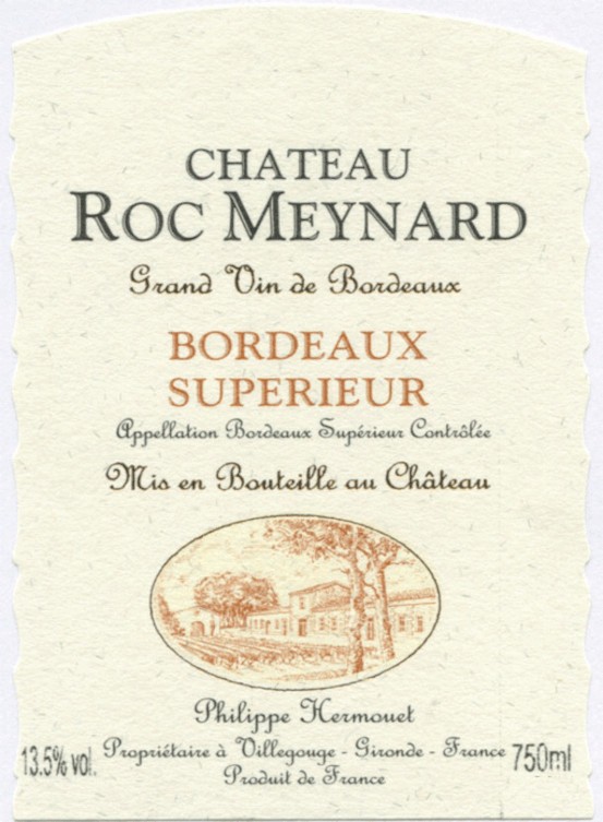 Roc Meynard Grand Vin De Bordeaux
