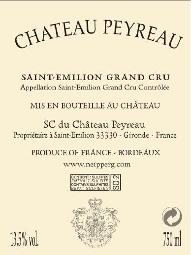 Chateau Peyreau Saint Emilion Grand Cru