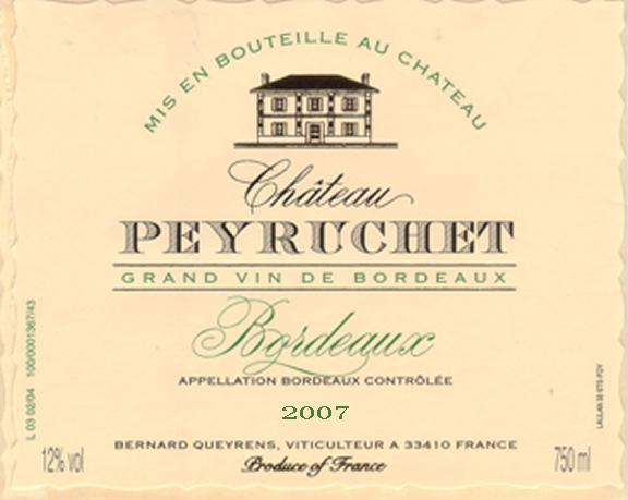 Chateau Peyruchet Blanc