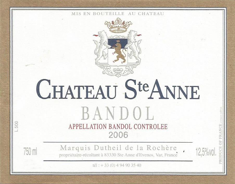 Château Ste Anne Bandol