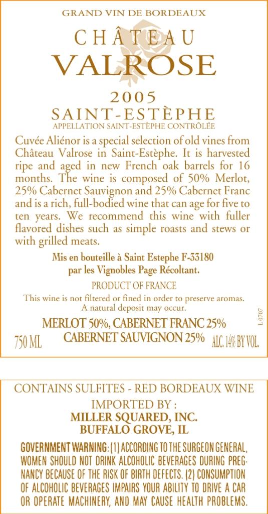 Cuvée Aliénor