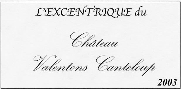 Cuvee L'excentrique