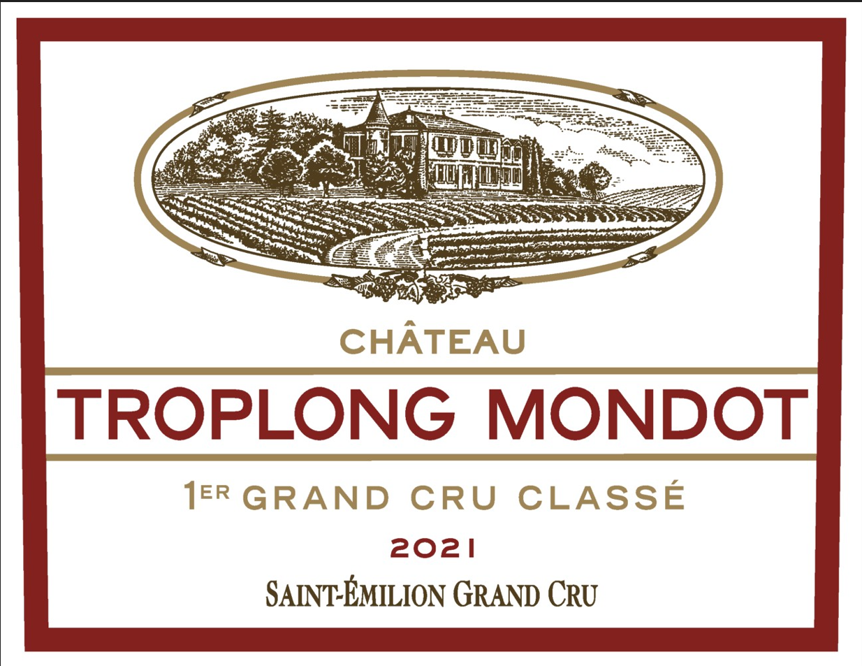 Château Saint - Émilion Grand Cru Troplong Mondot 1er Grand Cru Classé