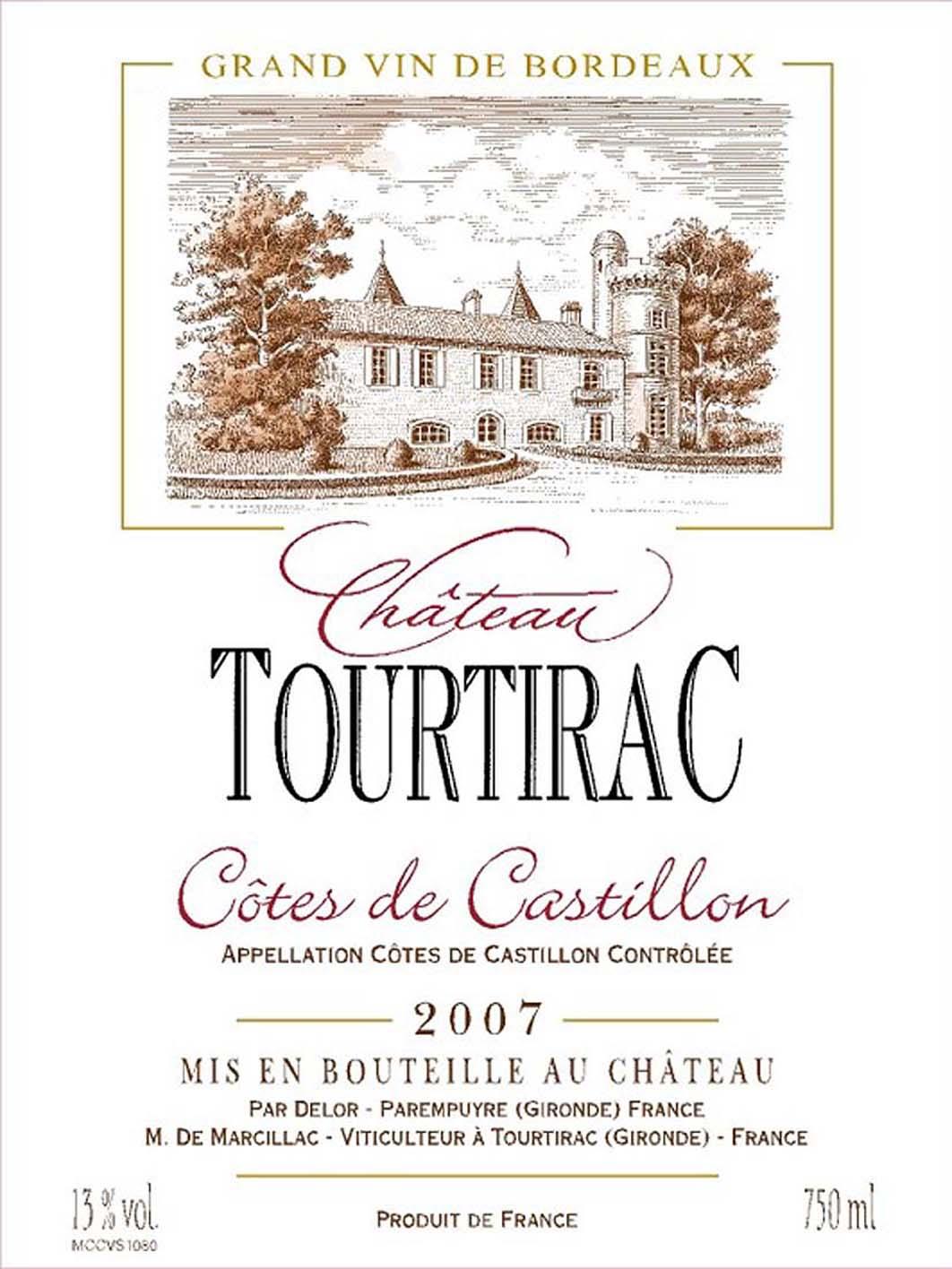 Château Tourtirac Côtes De Castillon