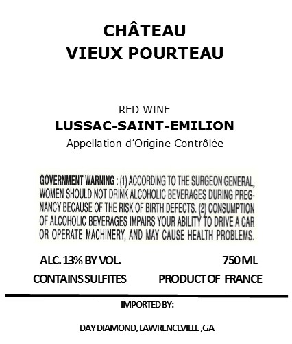 Vieux Pourteau Red Wine