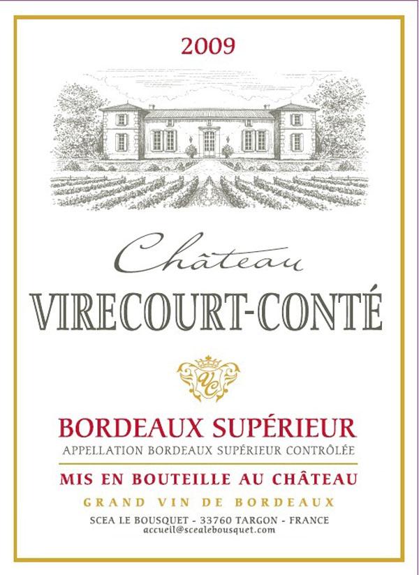 Virecourt Conte Bordeaux Supérieur