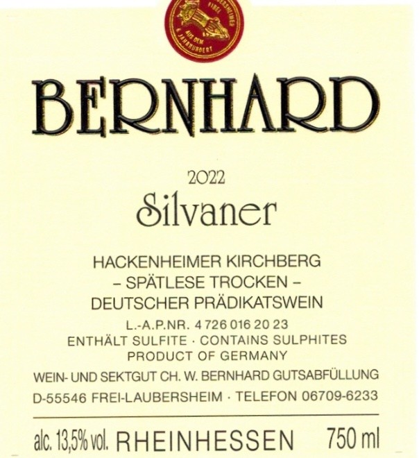 Hackenheimer Kirchberg Spatlese Trocken