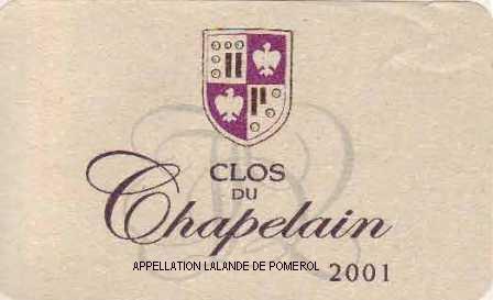 Clos du Chapelain