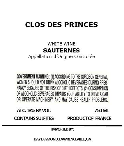Clos des Princes