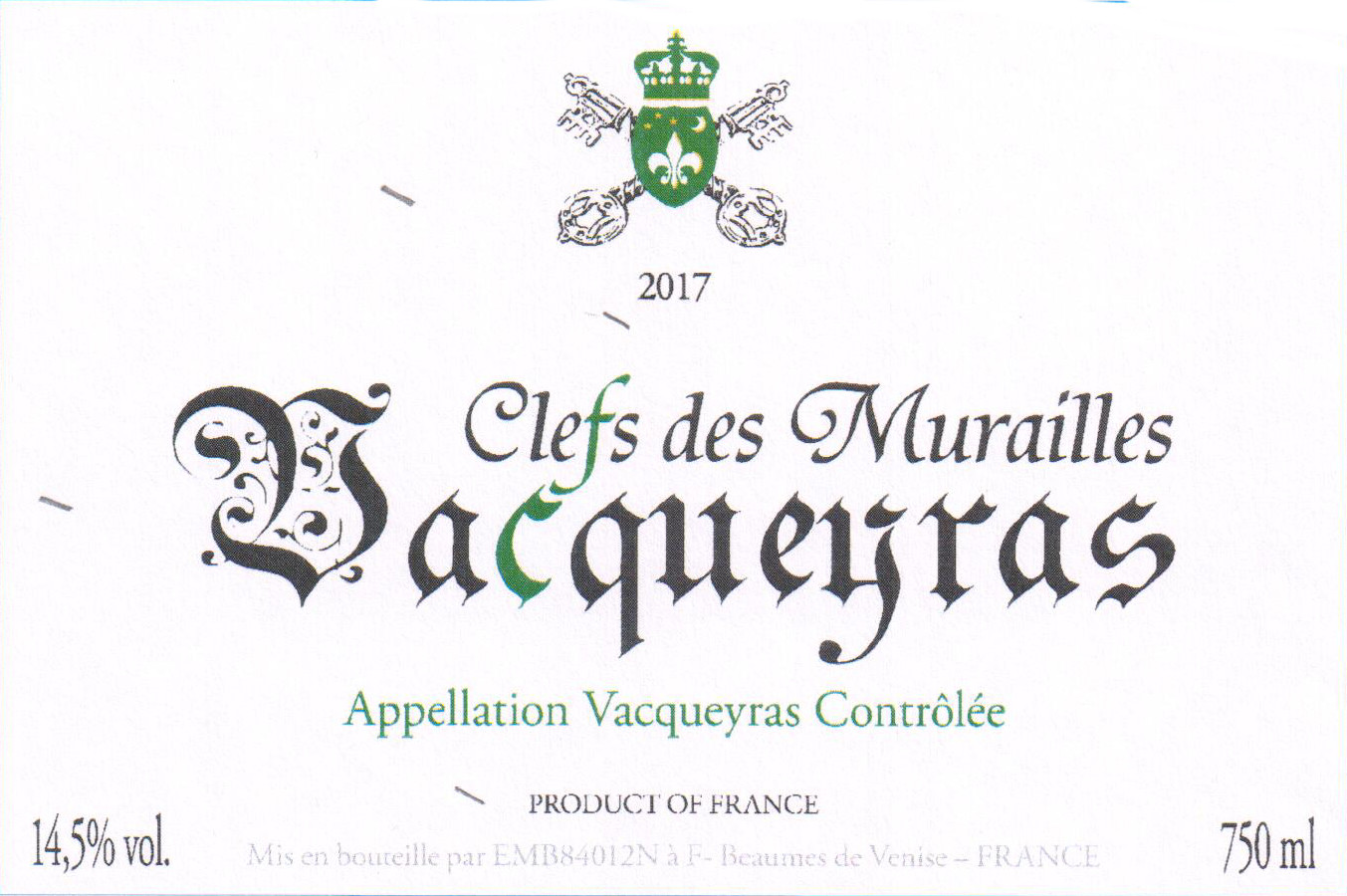 Clefs Des Murailles Red Wine