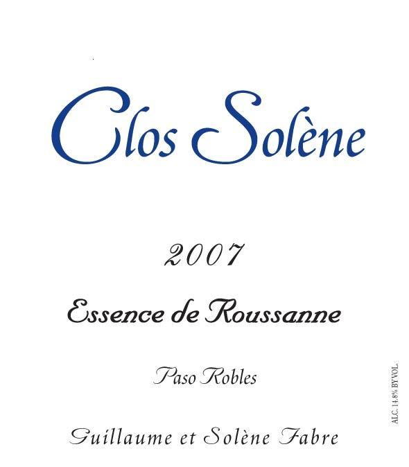 Essence de Roussanne