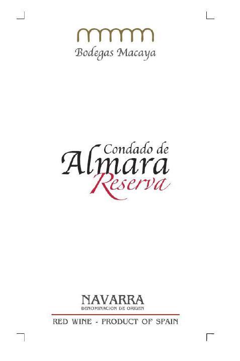 Condado de Almara Reserva