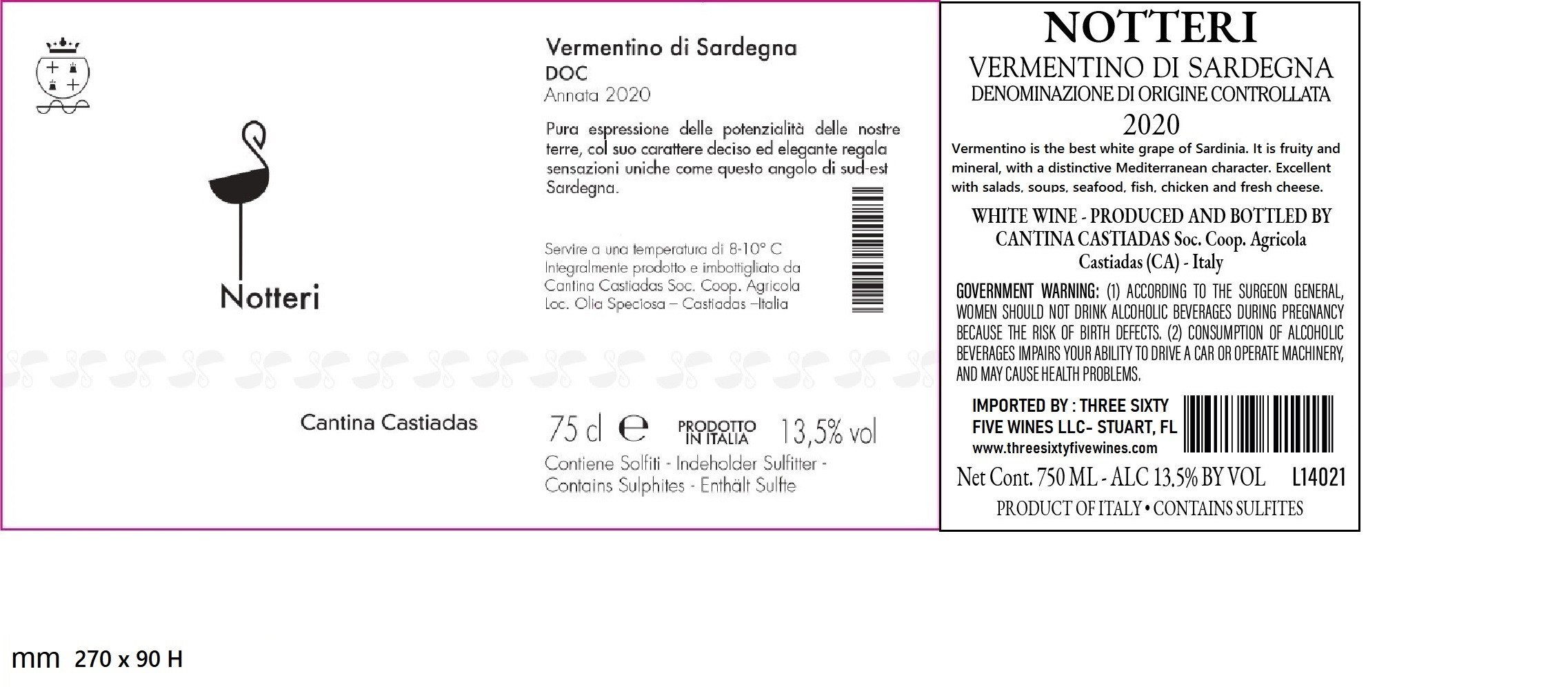 Notteri Vermentino Di Sardegna
