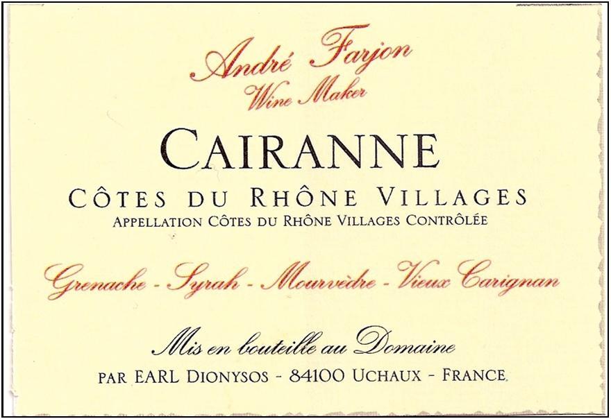 Andre Farjon - Wine Maker