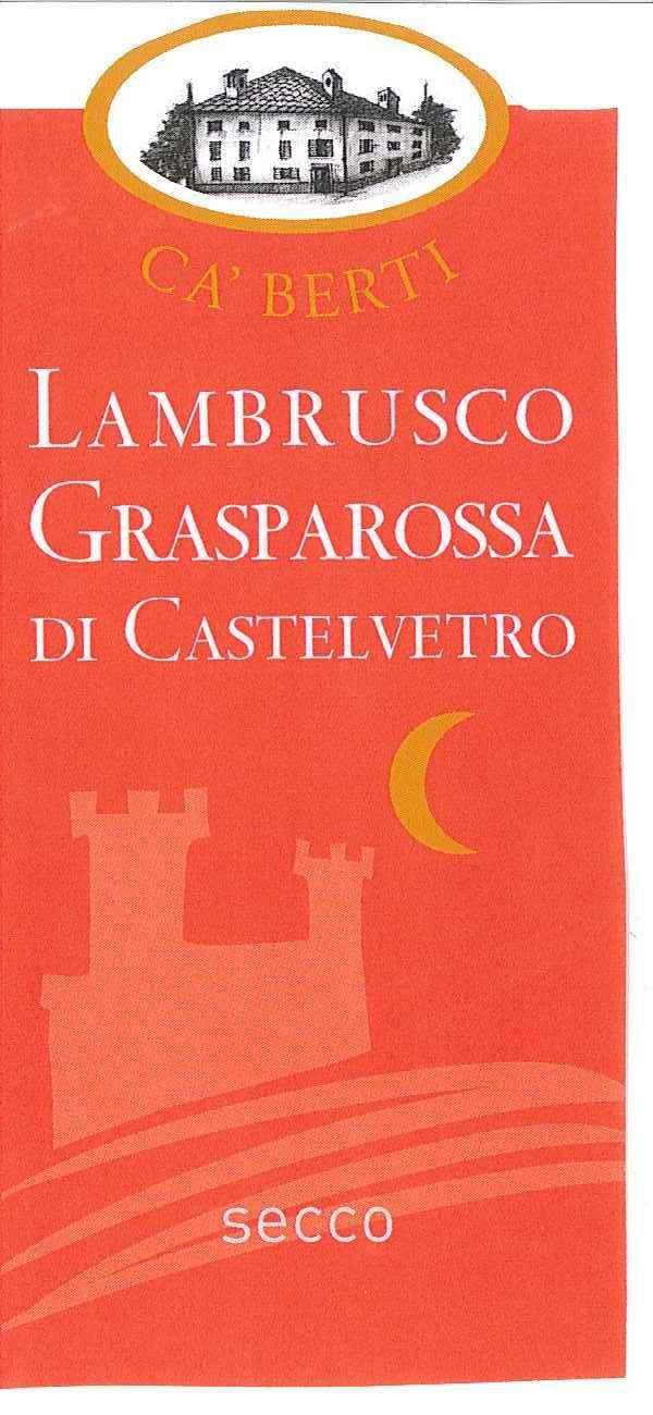 Lambrusco Grasparossa Di Castelvetro