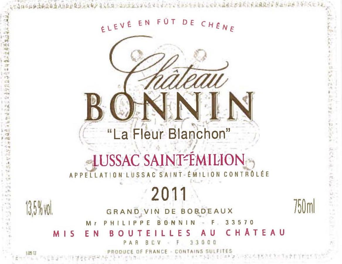 Chateau Bonnin La Fleur Blanchon