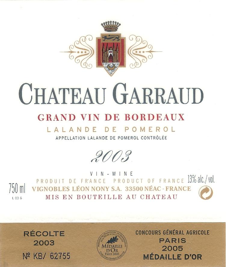 Grand Vin De Bordeaux De Pomerol