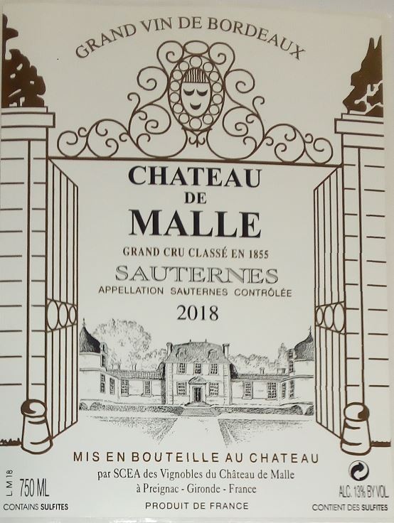 Chateau De Malle Grand Cru Classé