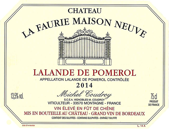 Château La Faurie Maison Neuve Red Wine