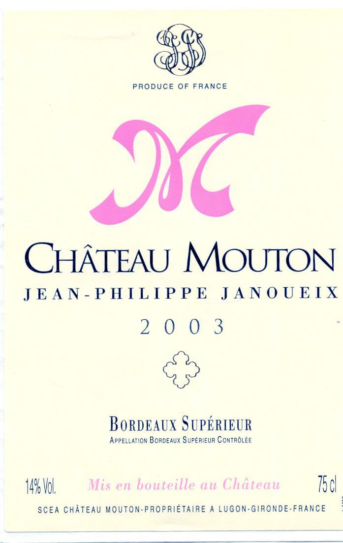 Château Mouton Bordeaux Supérieur