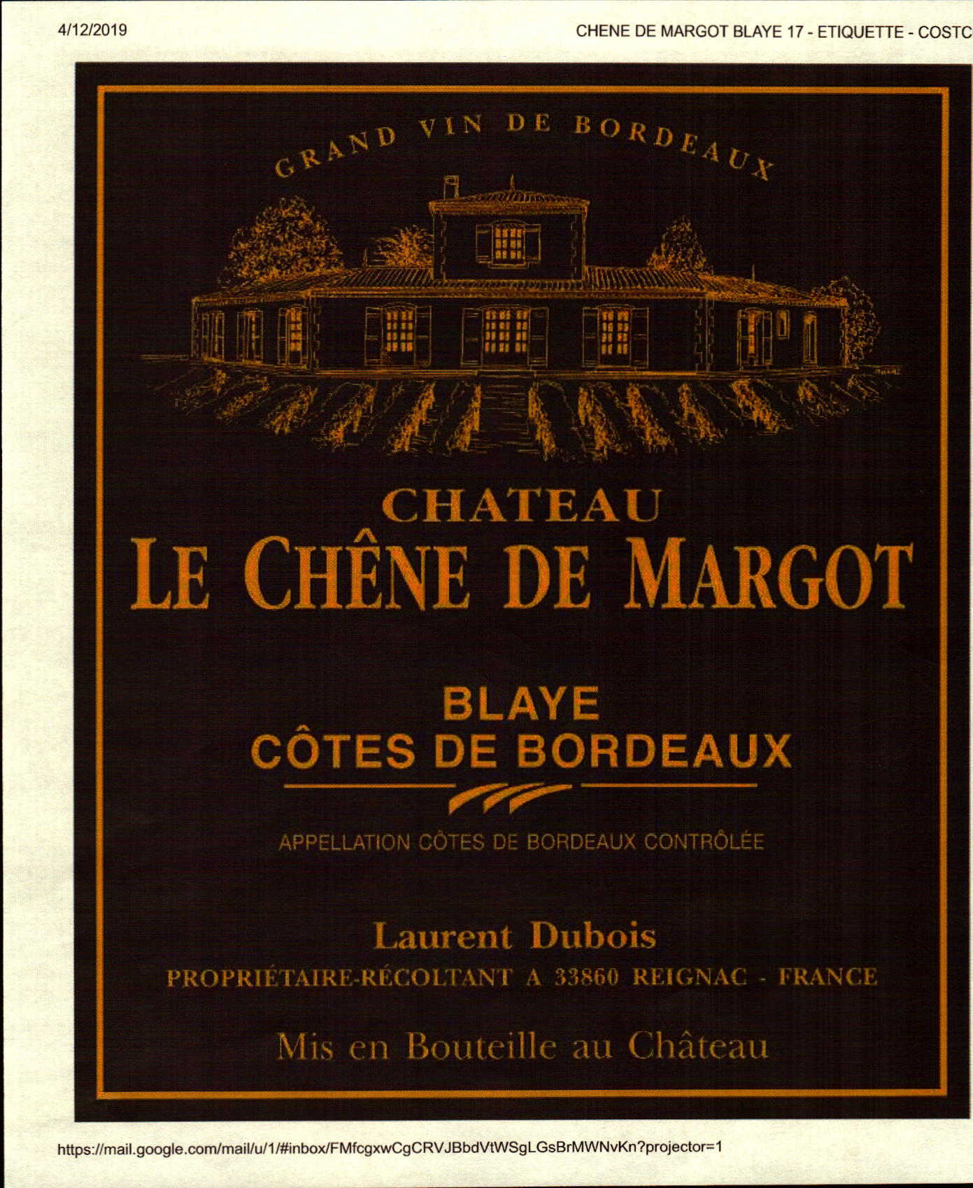 Le Chêne de Margot
