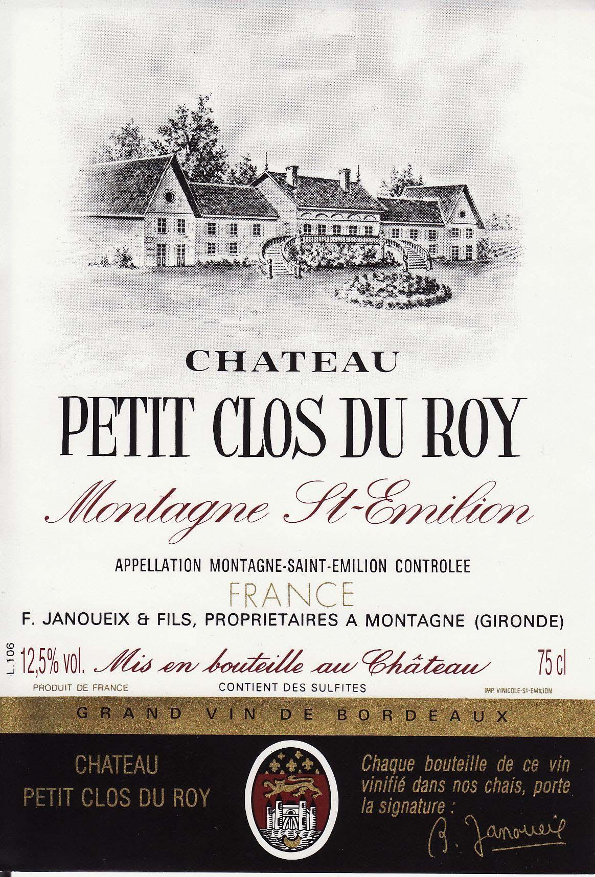 Chateau Petit Clos Du Roy