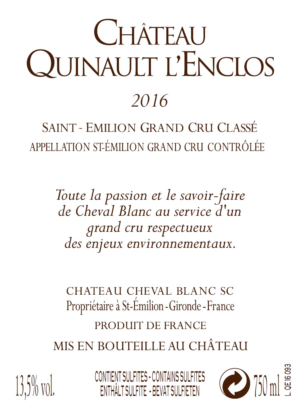 Quinault l'Enclos