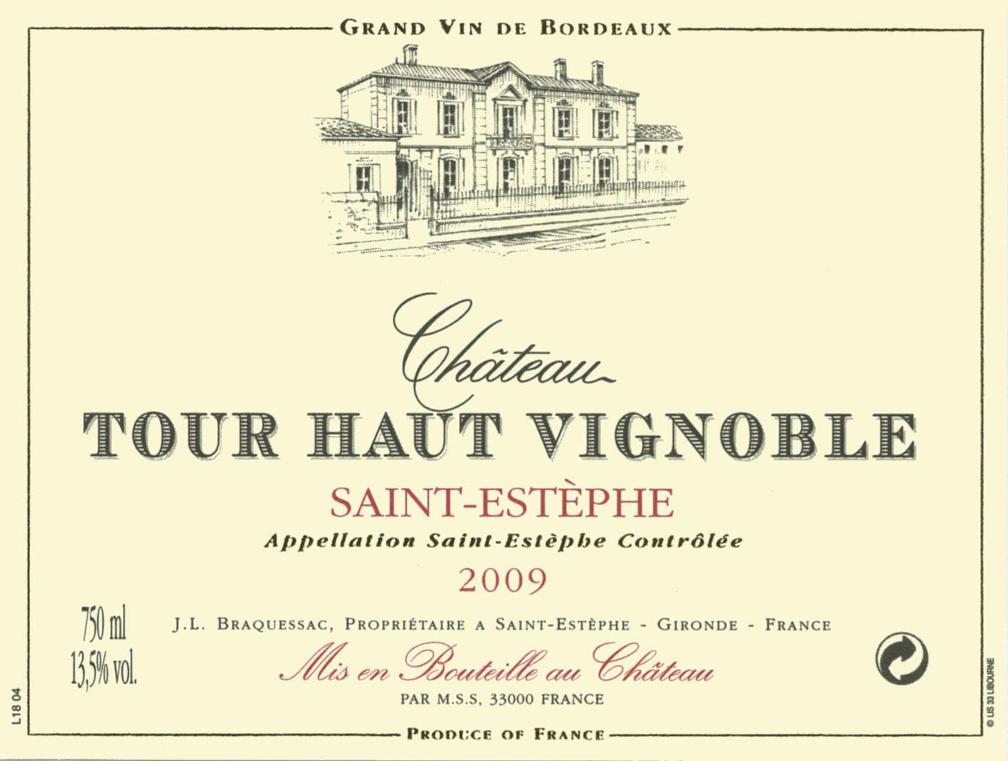 Château Tour Haut Vignoble