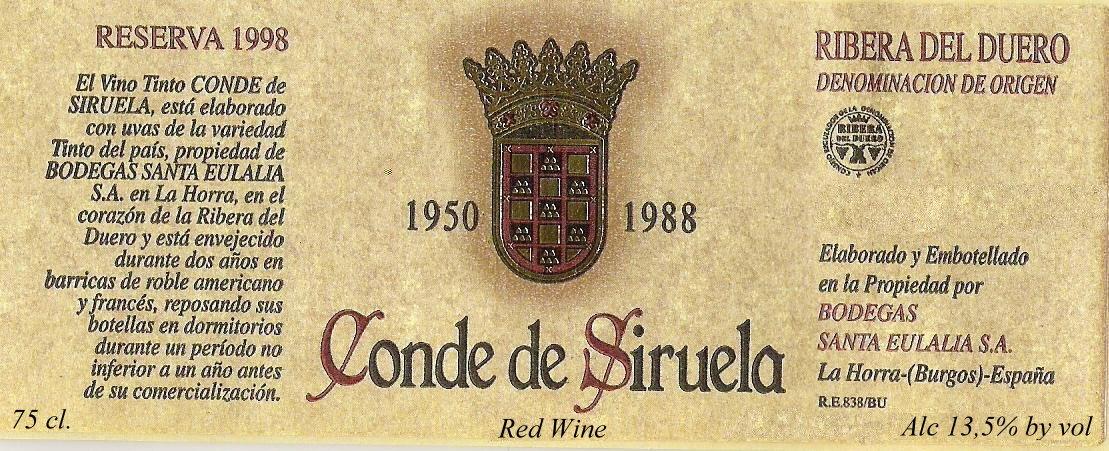 Conde De Siruela Reserva
