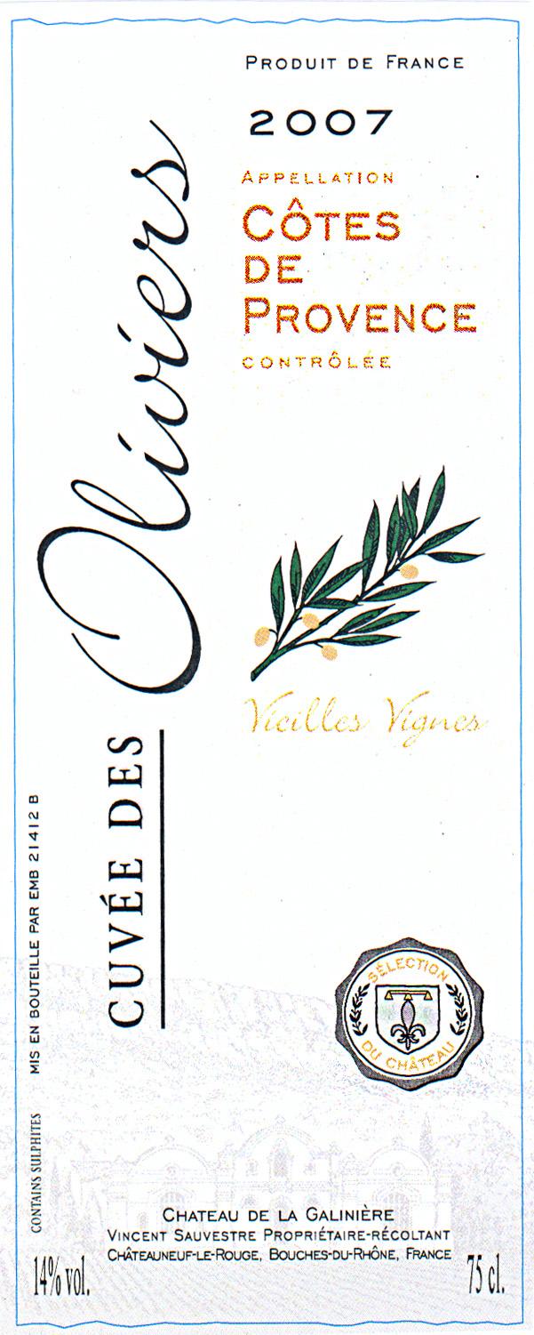 Cuvée des Oliviers