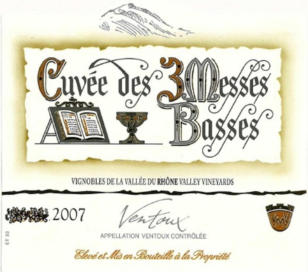 Cuvée des 3 Messes Basses