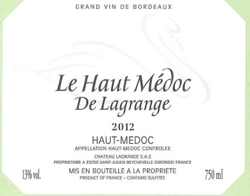 Le Haut Médoc De Lagrange