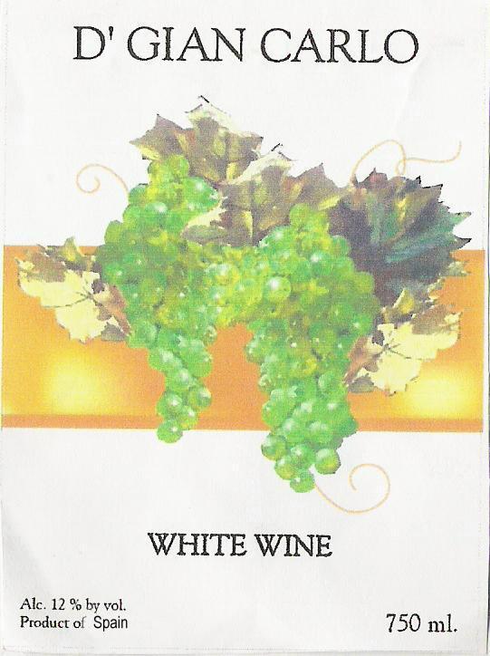 D ' Gian Carlo White Wine
