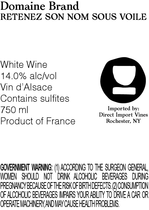 Retenez Son Nom Sous Voile