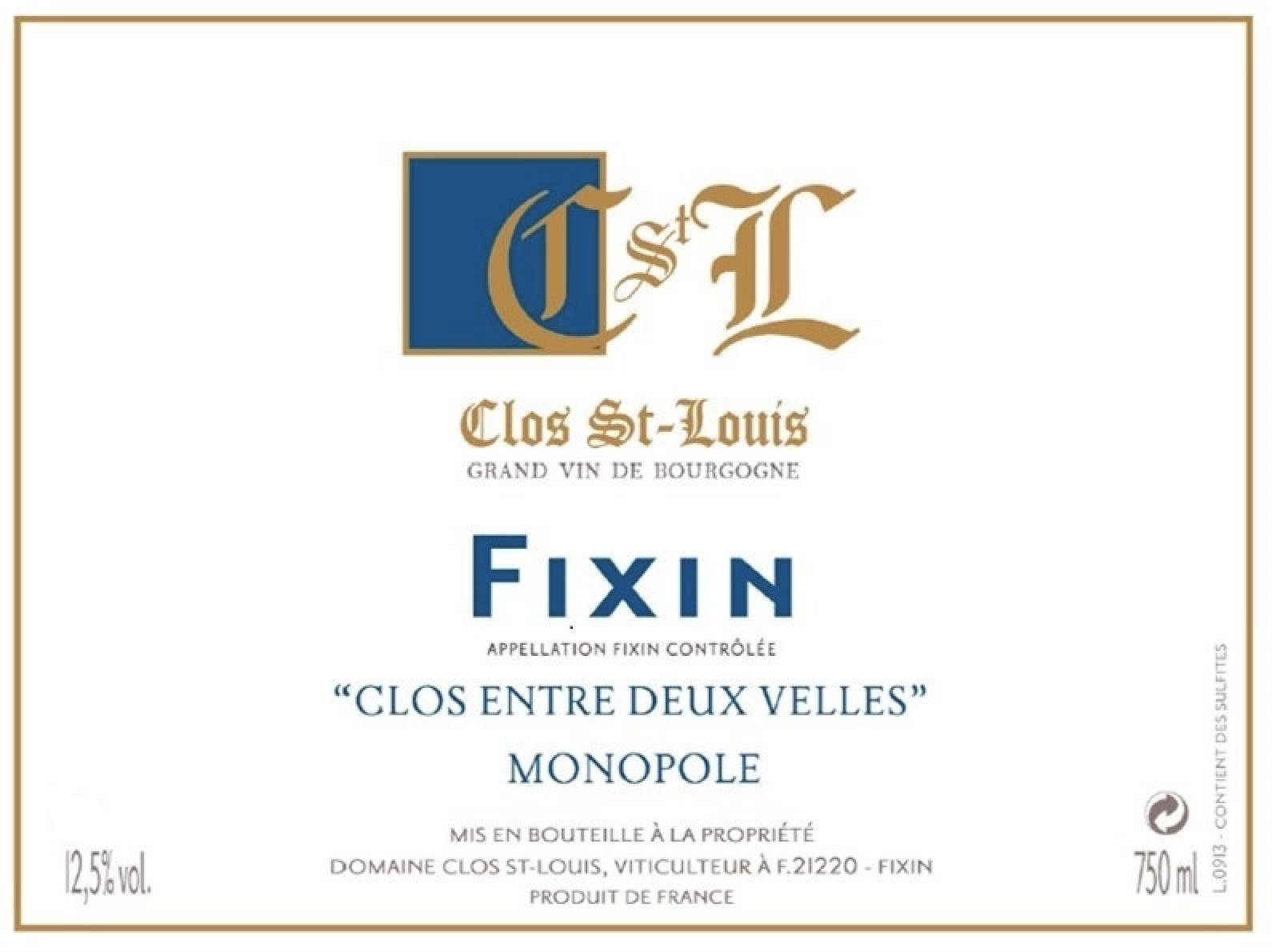 Clos Entre Deux Velles