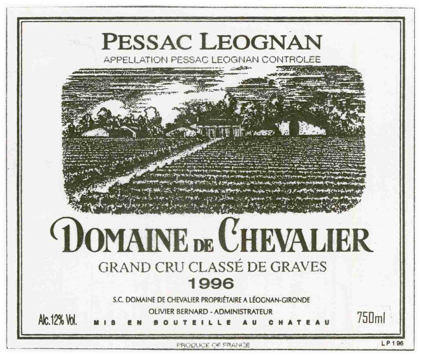 Domaine De Chevalier Grand Cru Classé De Graves