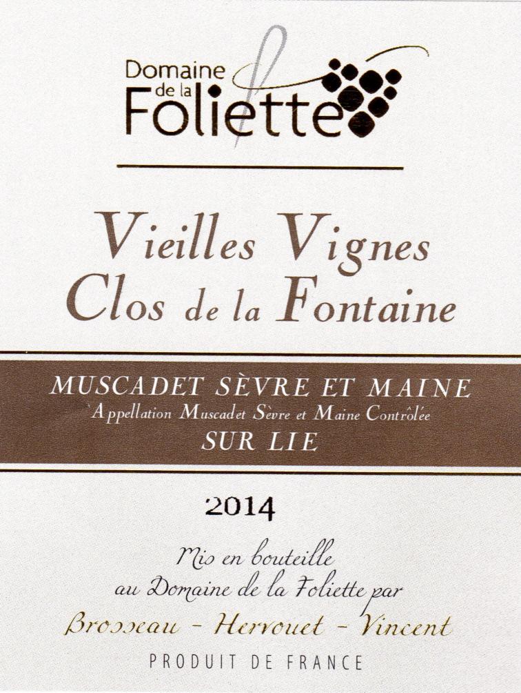 Vieilles Vignes Clos De La Fontaine