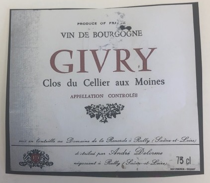 Clos Du Cellier Aux Moines