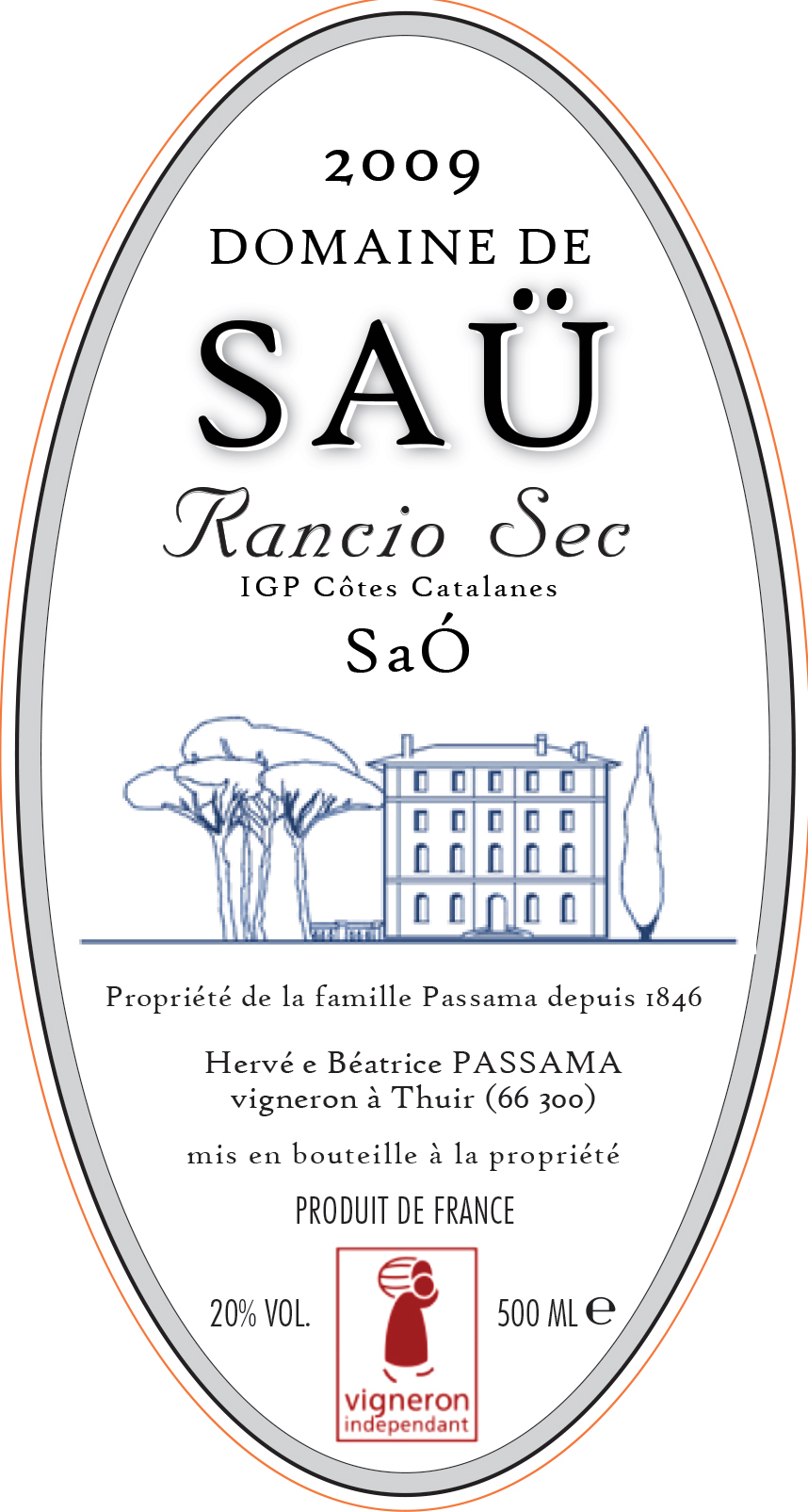 Domaine De Saü Rancio Sec