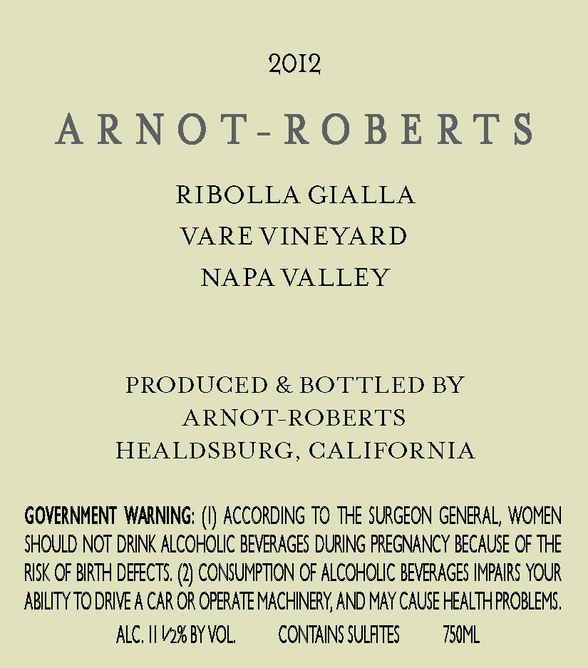 Ribolla Gialla Vare Vineyard