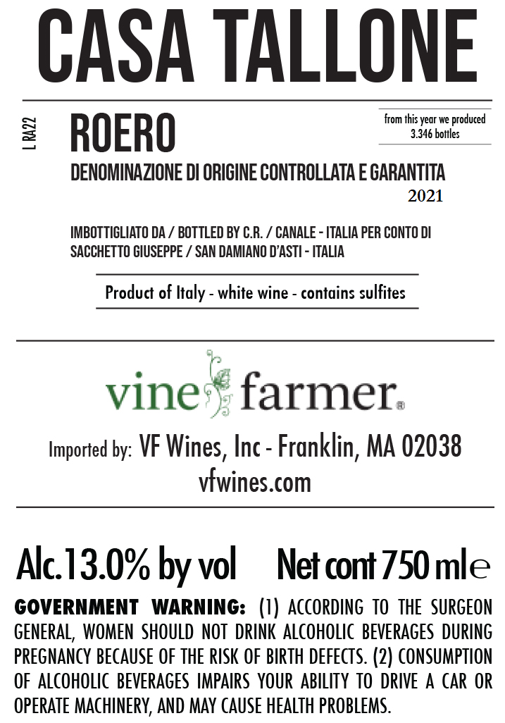 Roero Denominazione Di Origine Controllata E Garantita