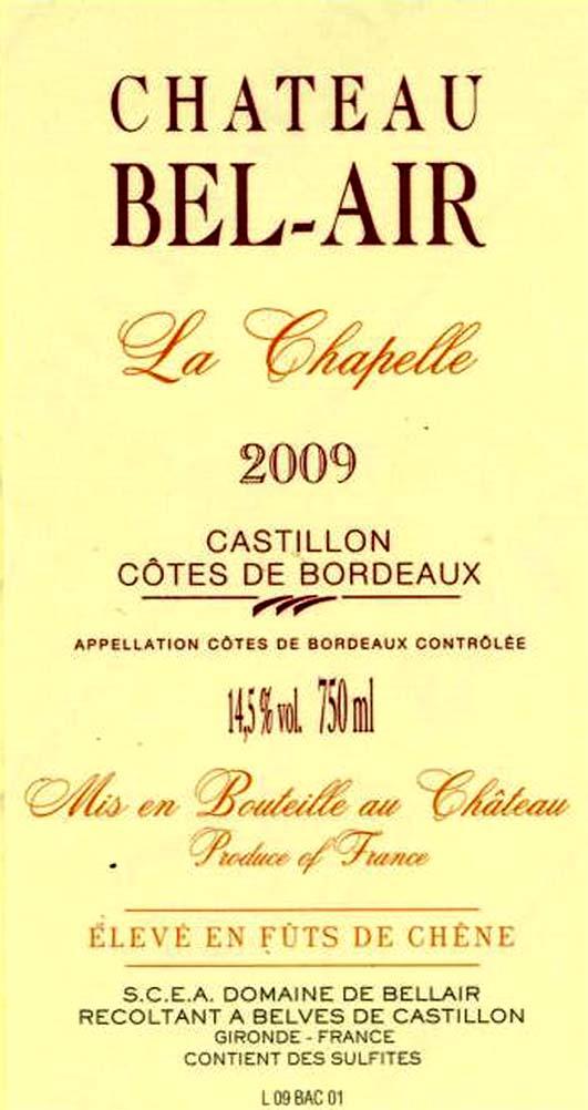 Chateau Bel-Air La Chapelle