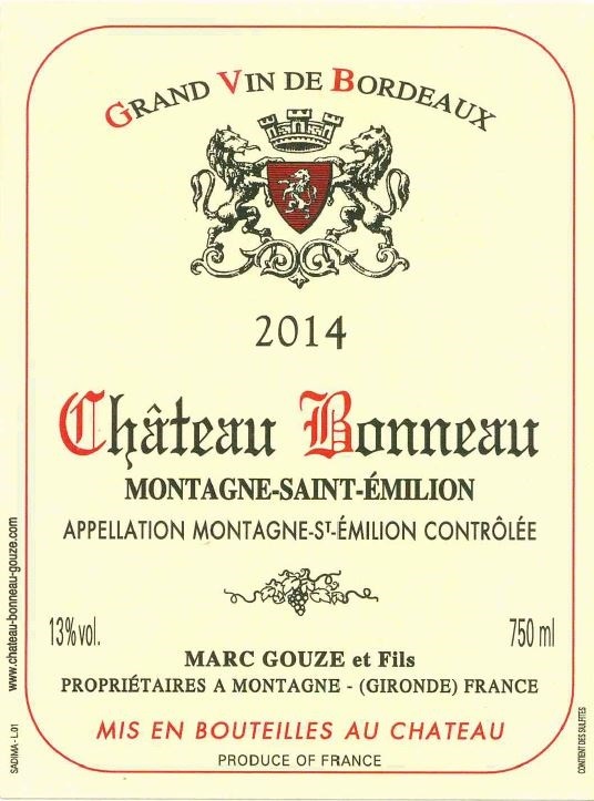Château Bonneau Montagne Saint-Émilion